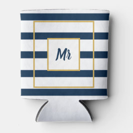 Porta-lata Marinho Náutico Stripes Sr.