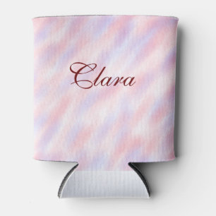 Porta-lata Maroon abstrato de cor-de-rosa-vermelha