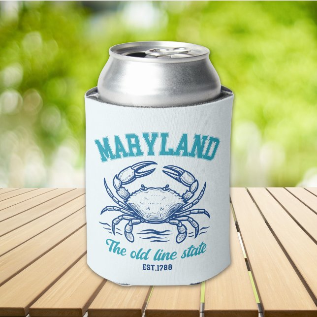 Porta-lata Maryland Old Line State Crab Can Cooler (Criador carregado)