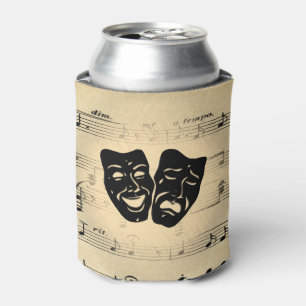 Porta-lata Máscaras Antigas de Música e Teatro