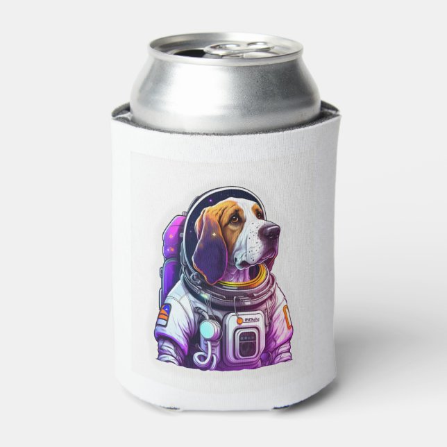 Porta-lata Mascote de Cachorro Astronout (Can Front)