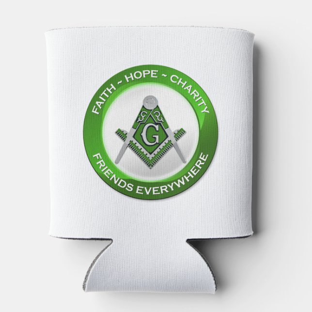 Porta-lata Masonic Cooler Green (Traseira)
