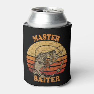 Porta-lata Master Baiter Vintage Bass Pesca Funny Campanha T