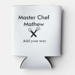 Porta-lata Master chef cozinha padaria cozinheira adiciona te