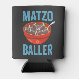 Porta-lata Matzo Baller Engraçado Futebol Hanukkah Rugby Gift