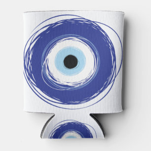 Porta-lata Mau Olho Artístico Azul Grego