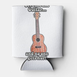 Porta-lata Me dê o violão e ninguém se machuca. vintage