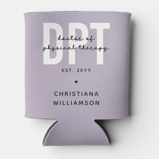Porta-lata Médico Personalizado de DPT em Terapia Física (Frente)