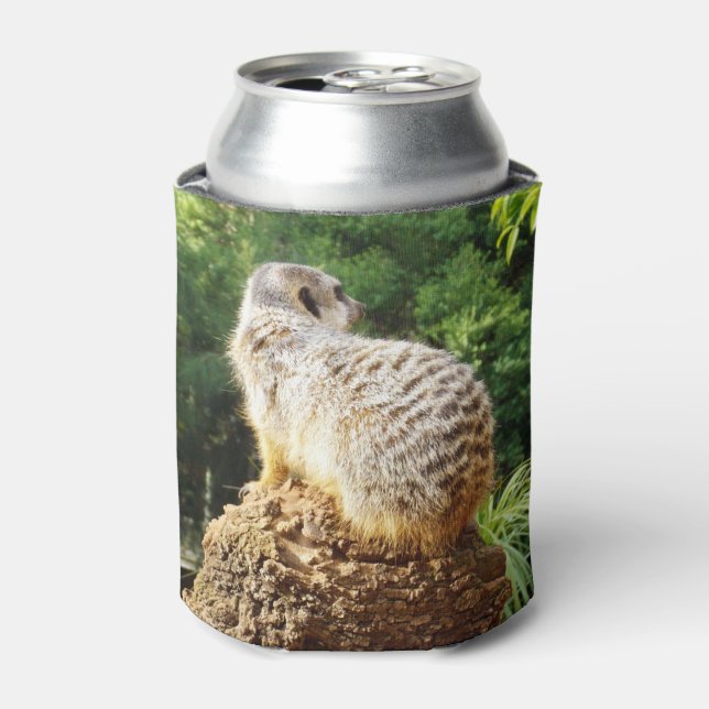 Porta-lata Meerkat Com Vistas Alta, (Can Front)