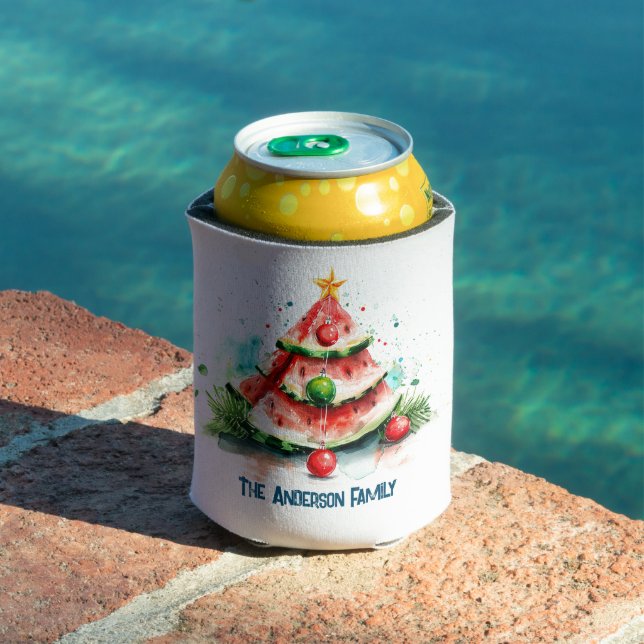 Porta-lata Melancia I Natal Em Julho (Piscina in situ)