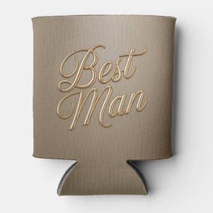 Porta-lata Melhor Amigo Garrafa de Ouro Script Pode Resfriar