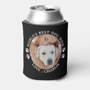 Porta-lata Melhor Cachorro Mãe Foto Personalizada De Pet Fof