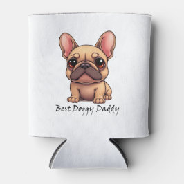 Porta-lata Melhor Cachorro Papai Frenchie Bulldog Francês Pet