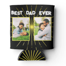 Melhor Colagem de Fotos da Família Preta e Dourada