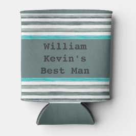 Porta-lata Melhor Homem do Noivo Simples Moderno