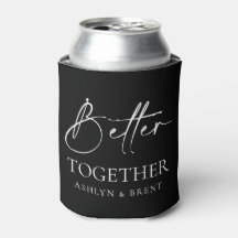 Melhor Juntos Casamento Negro Pode Resfriar/Koozie
