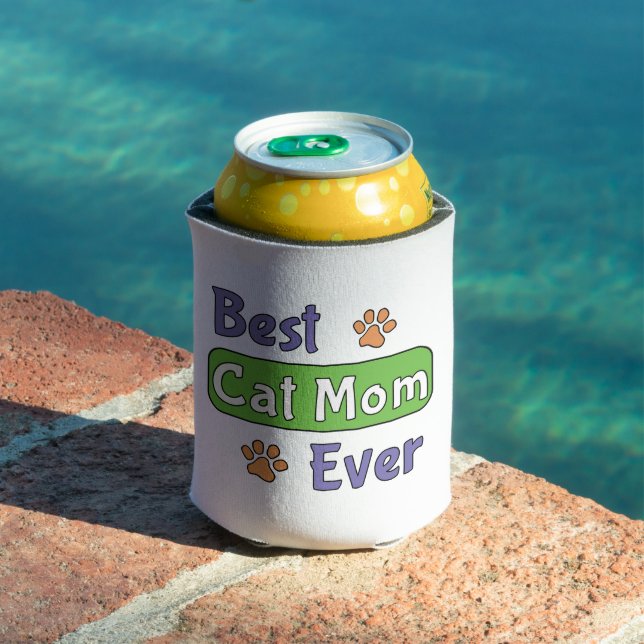 Porta-lata Melhor Mãe de Gato de Todos os Tempos (Piscina in situ)