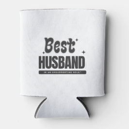 Porta-lata MELHOR MARIDO em um papel secundário-