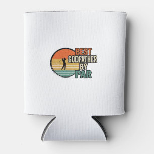 Porta-lata Melhor Padrasto por Par Vintage Golf Vector Design