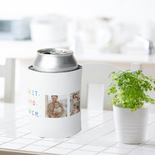 Porta-lata Melhor Pai Collage de Foto Colorida Alguma Vez Ofe