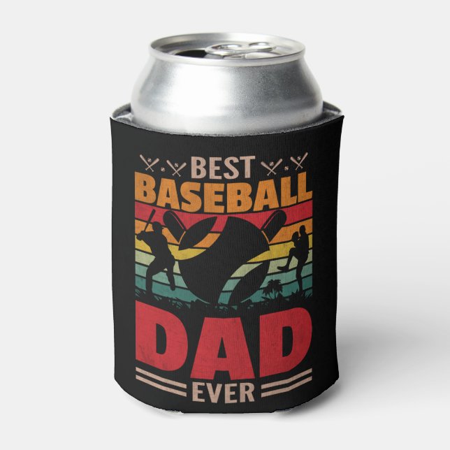 Porta-lata Melhor Pai De Baseball Nunca (Can Front)