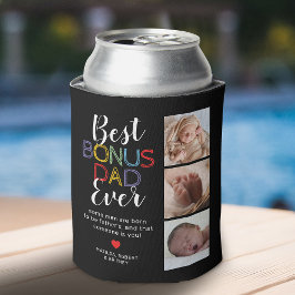 Porta-lata Melhor Pai de Bônus Stepdad 6 Foto pode resfriar