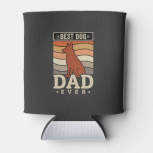 Porta-lata Melhor Pai de Cachorro de Todos os Tempos Silhueta