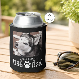 Porta-lata MELHOR PAI DE CÃO DO MUNDO 2 Fotos Impressões de P