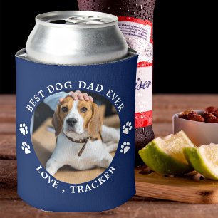 Porta-lata Melhor Pai de Foto Pet Personalizado Nunca