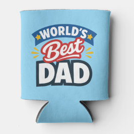Porta-lata Melhor Pai do Mundo Foto Personalizada