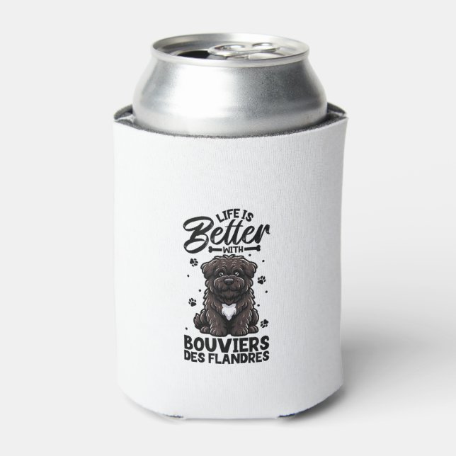 Porta-lata Melhor vida com Bouvier des Flandres (Can Front)