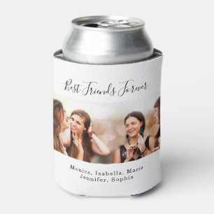 Porta-lata Melhores amigos para sempre Branca de Festas Perso