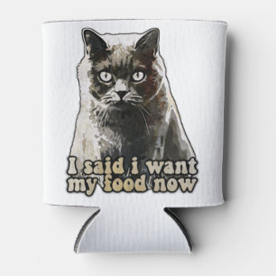 Porta-lata Memória de gato engraçado para amantes de gatos e 