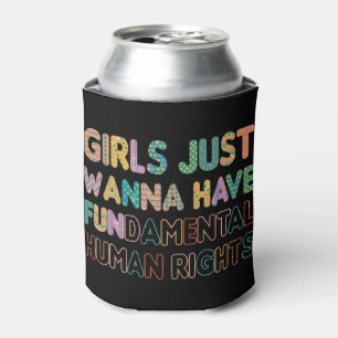Porta-lata Meninas Só Querem Ter Direitos Humanos Fundamentai