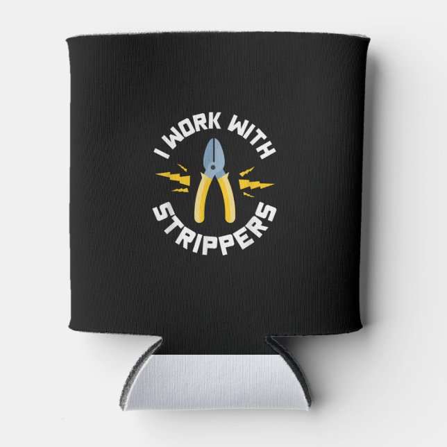 Porta-lata Mens I Trabalha Com A União Eletrônica (Frente)