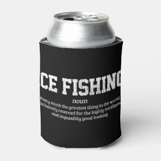 Porta-lata Mens Ice Definição De Pesca Funny Ice Pescador Gi