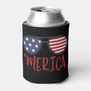 Porta-lata Merica Sunglass Patriótico 4 De Julho