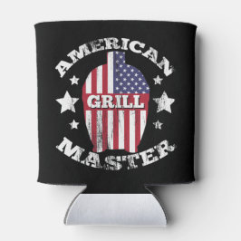 PORTA-LATA MESTRE GRILL AMERICANO - KAMADO USA FLAG