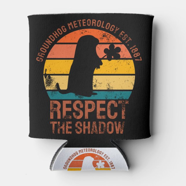 Porta-lata Meteorologia Groundhog Est. 1887 (Frente)