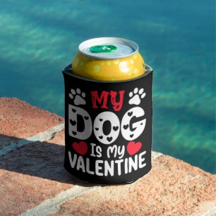 Porta-lata Meu Cachorro é o Meu Dia de São Valentim Amantes d