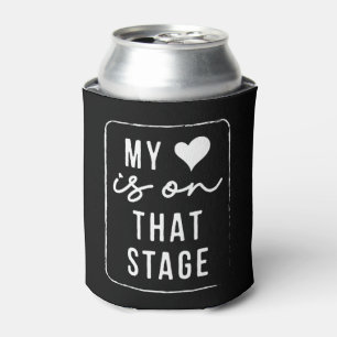 Porta-lata Meu Coração Está No Palco Dança Mãe Vintage Retro
