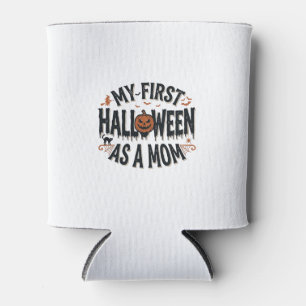 Porta-lata Meu Primeiro Halloween como uma Mamãe Desenho Vint