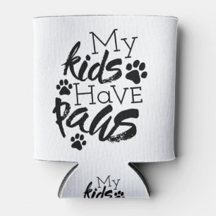 Porta-lata Meus Filhos Têm Patas Sobre Cães Sendo Família