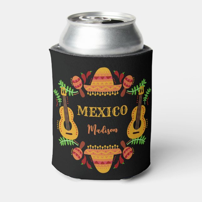 Porta-lata México de nome personalizado (Can Back)