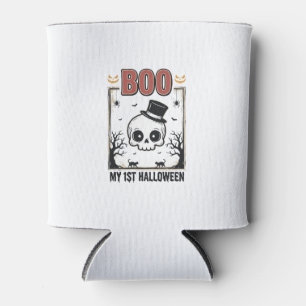 Porta-lata Minha 1ª Camisa de Gravura Vintage de Caveira de B