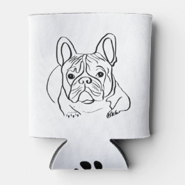 Porta-lata Minimalista do Bulldog na moda