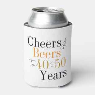 Porta-lata Mínimo de torres e cervejas de Festa de aniversári