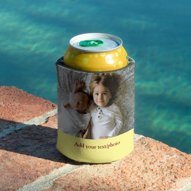 Porta-lata Mínimo simples ADICIONE O TEXTO FOTOGRÁFICO C (Piscina in situ)