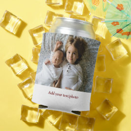 Porta-lata Mínimo simples ADICIONE O TEXTO FOTOGRÁFICO C