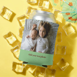 Porta-lata Mínimo simples ADICIONE O TEXTO FOTOGRÁFICO C